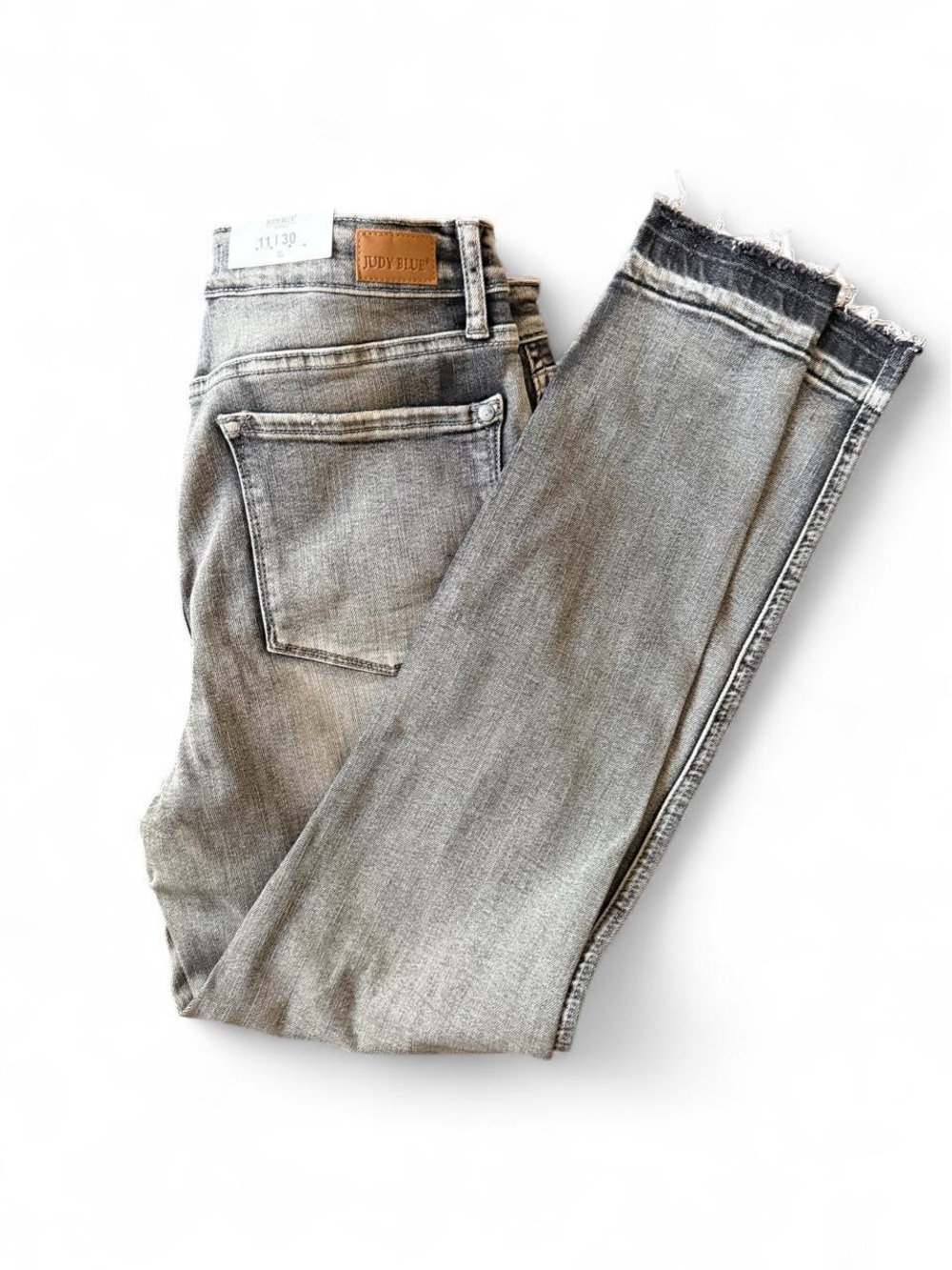 Judy Blue Grey Washed Jeans - Slim Fit